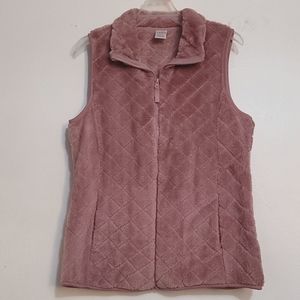 Women's Medium Time and Tru Fleece Vest